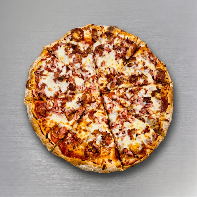 Meat Lovers Specialty Pizza.