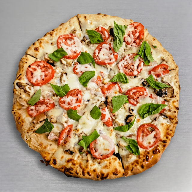 Basil Supreme Specialty Pizza.