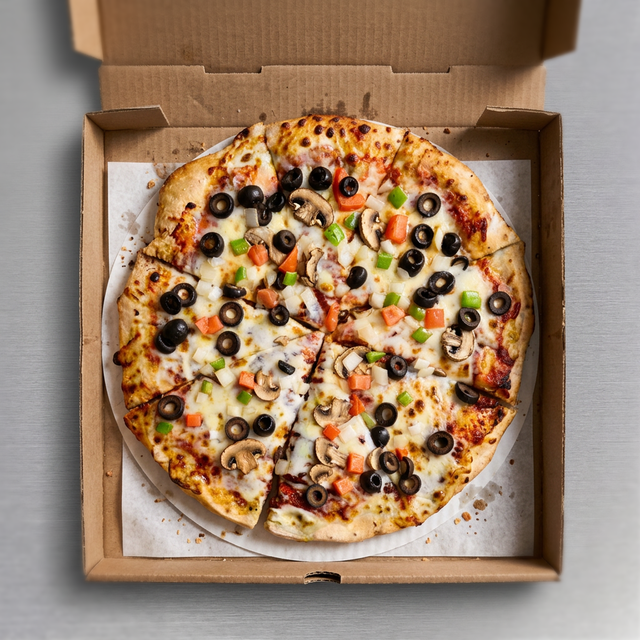 Veggie Delight Specialty Pizza.